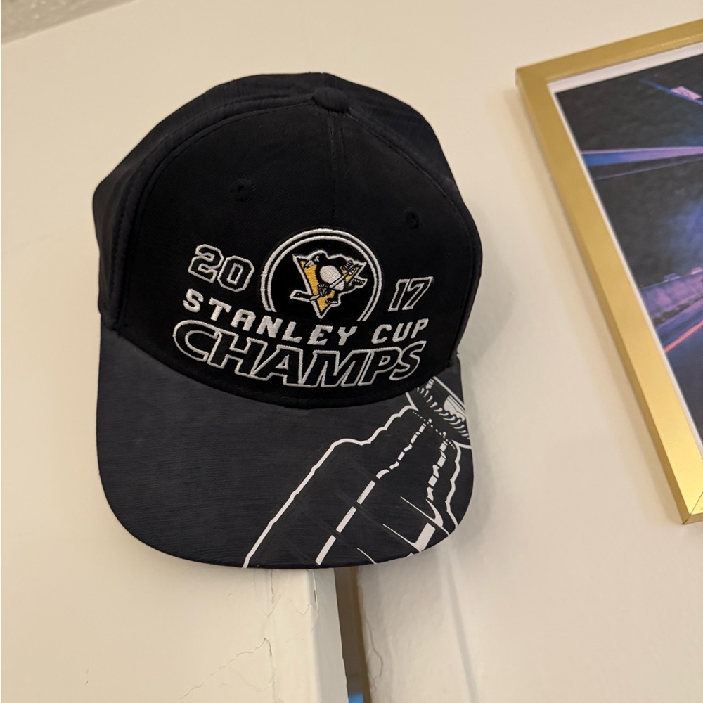 Black Stanley Cup Champs Cap